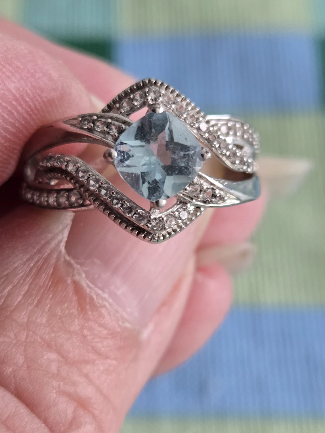 Estate Sale Aquamarine Ring - photo 4