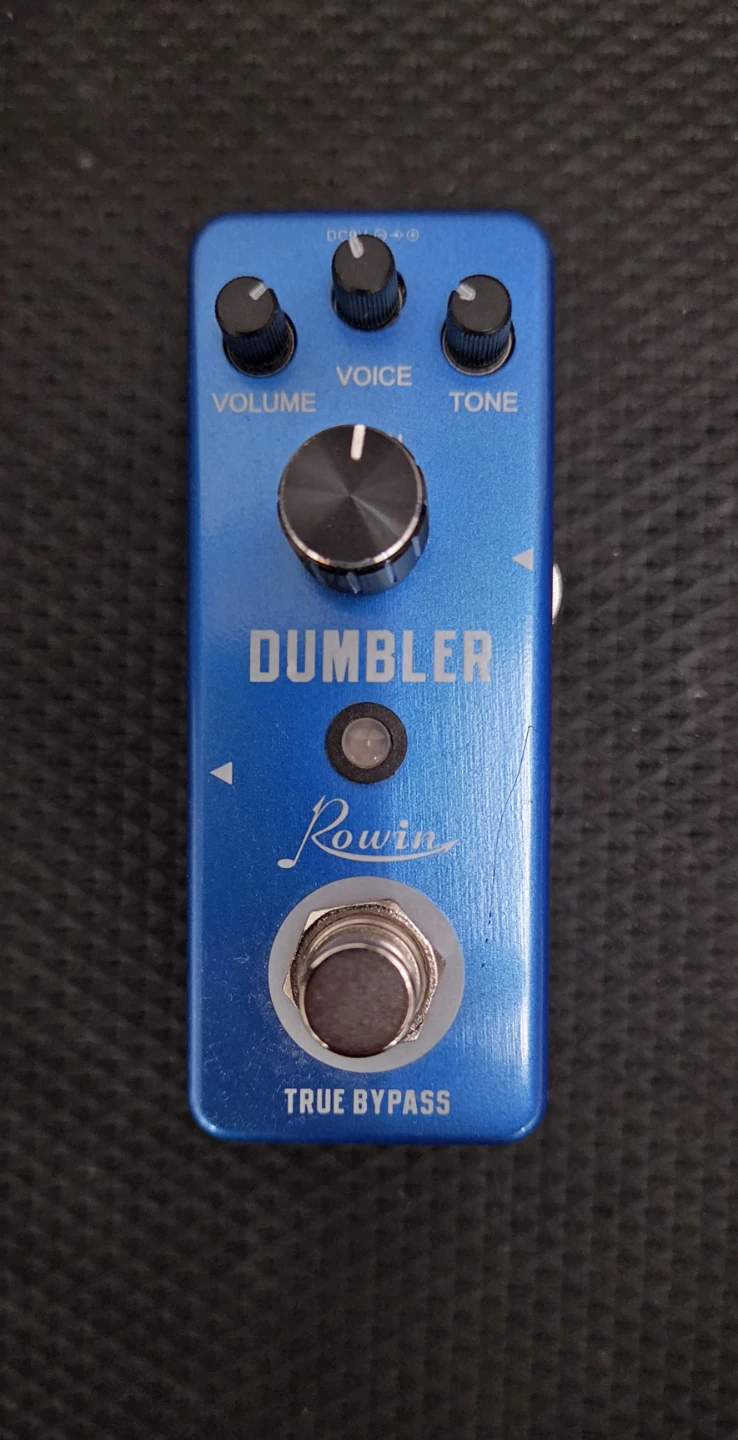 Rowin Dumbler Blue Guitar Effects Pedal