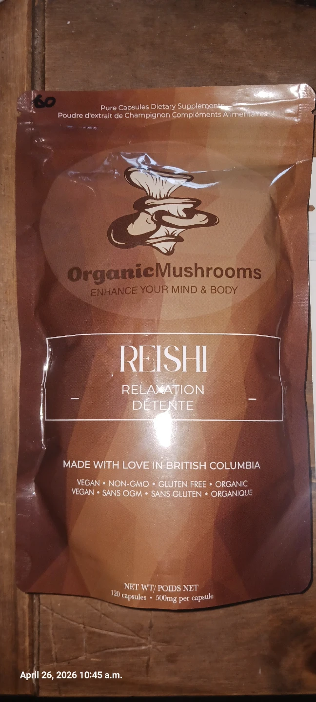 Organic Mushrooms Reishi, Cordyceps, and Shiitake Capsules - photo 2