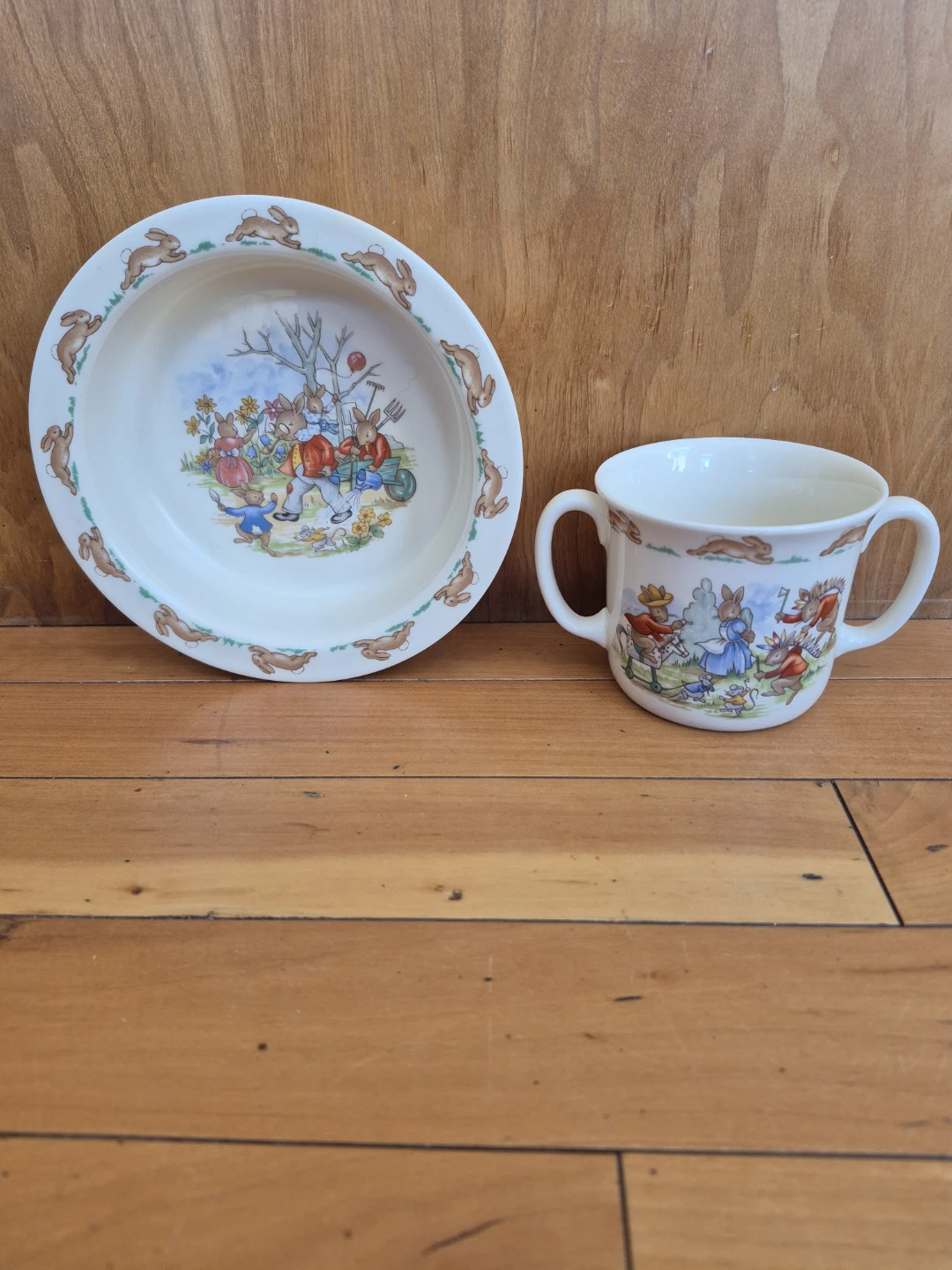 Royal Doulton Bunnykins Bowl and Mug Set