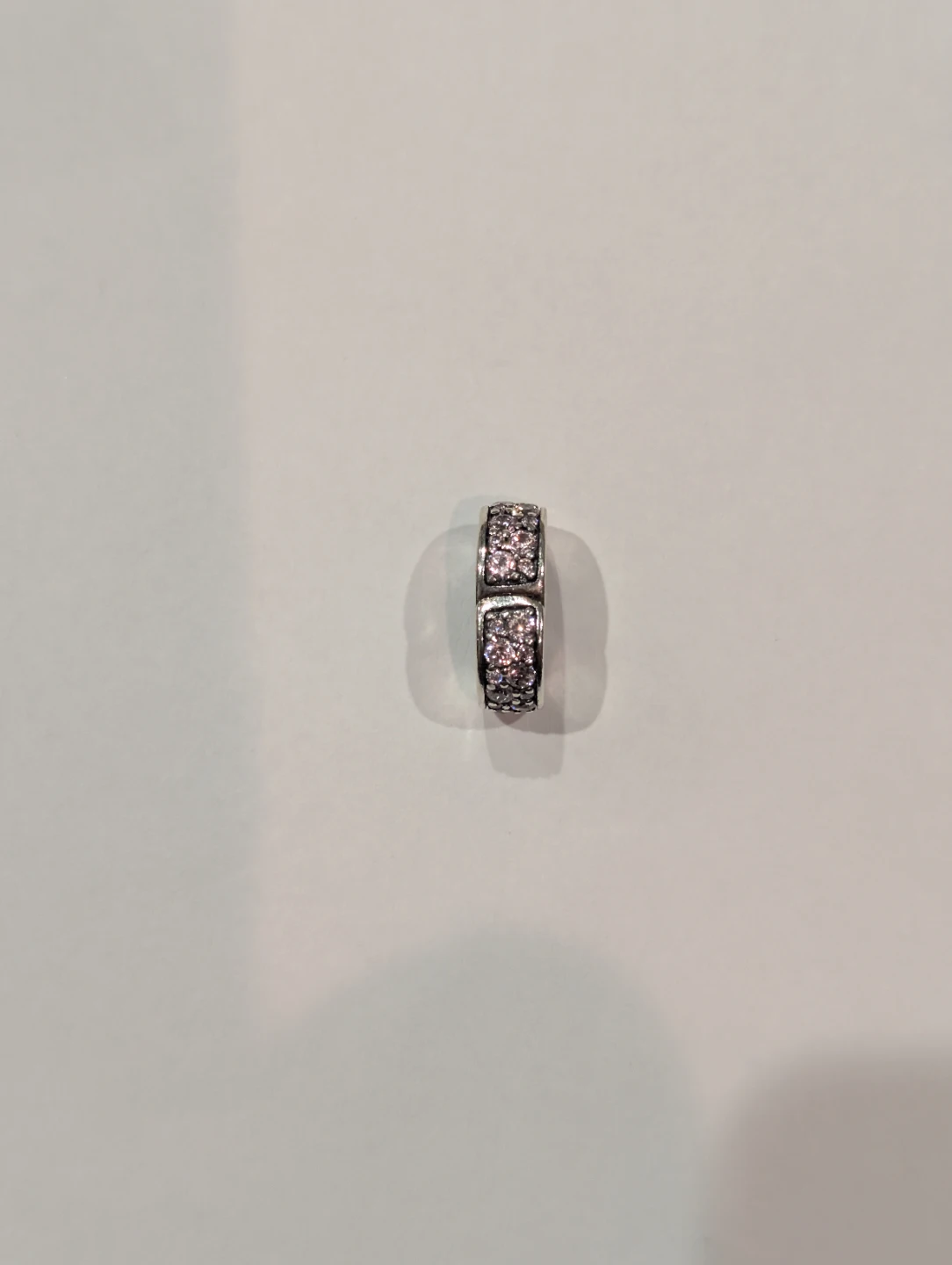 Authentic Ale Sterling Silver Pave Clip Pandora Charm - photo 5