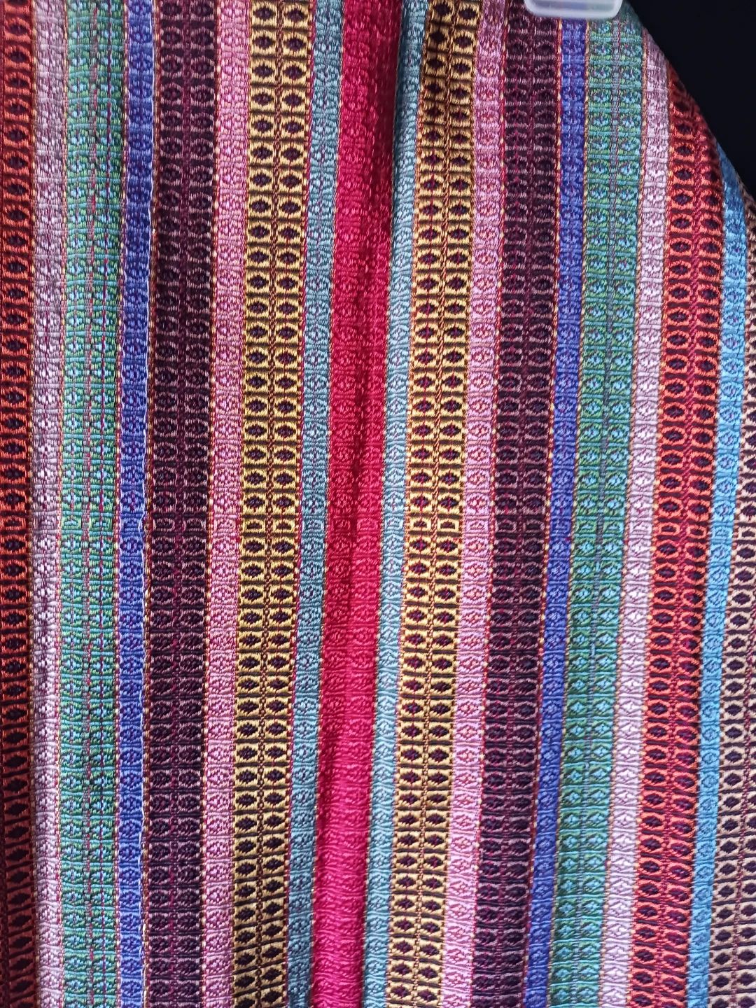 Woven Striped Scarf with Tassels traditional men and women - photo 2