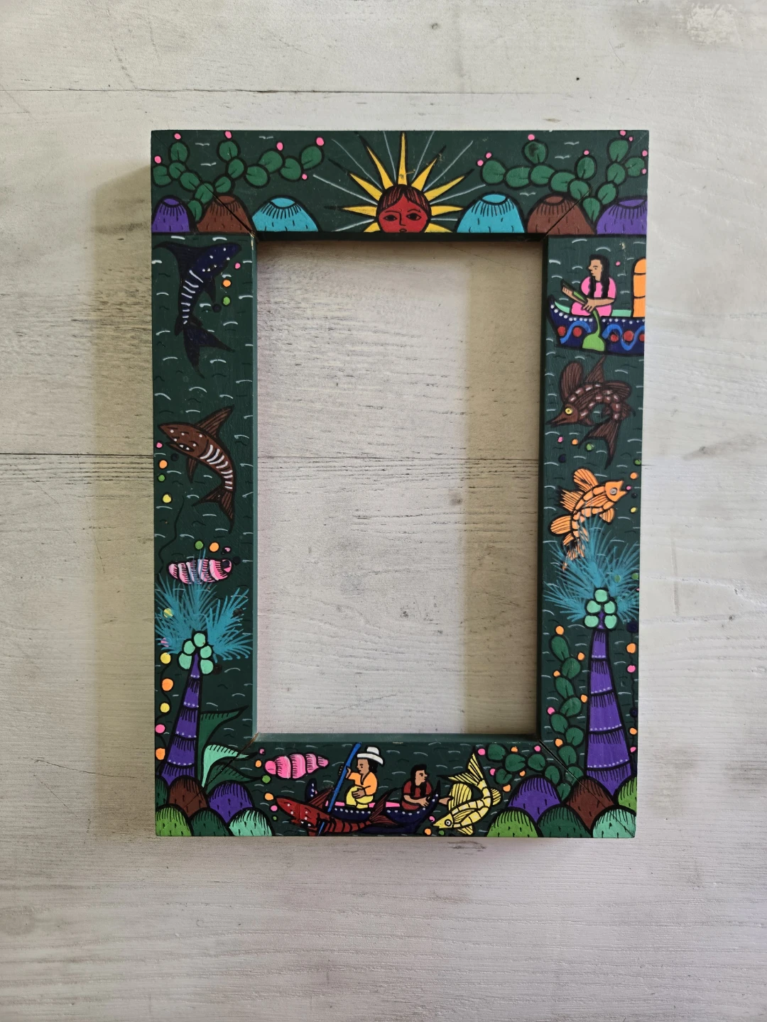 Hand-Painted Folk Art Picture Frames - photo 3