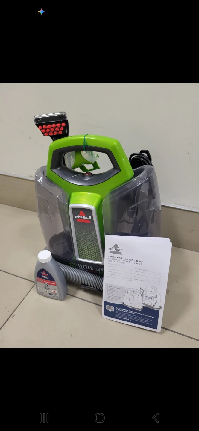 Bissell Little Green ProHeat Pet Portable Carpet Cleaner,B/New - photo 3
