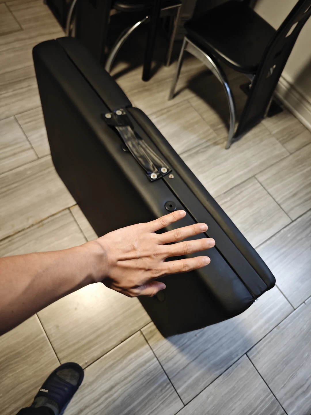 Black Portable Massage Table