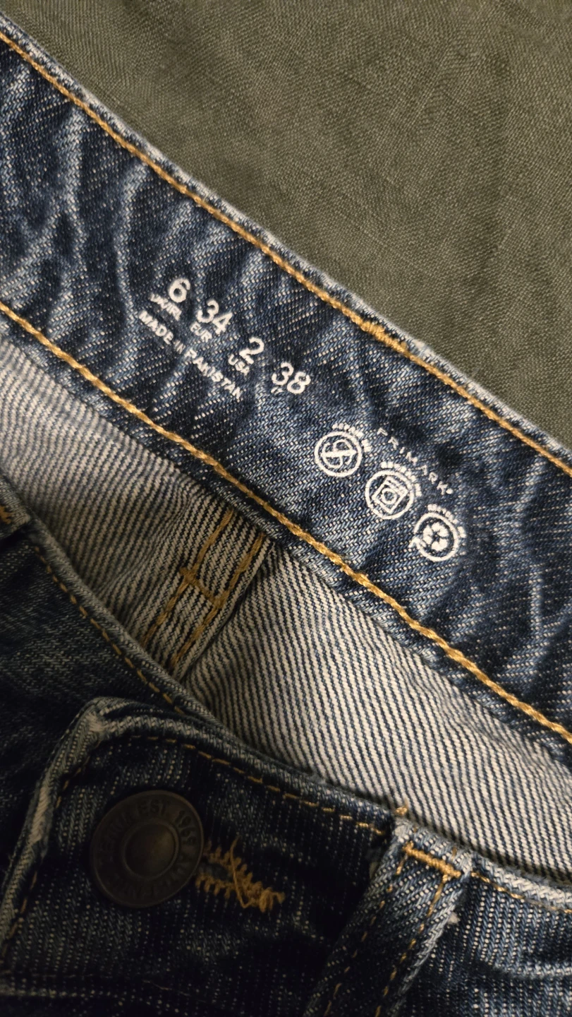 Primark Blue Denim Jeans - Size 6 - photo 3