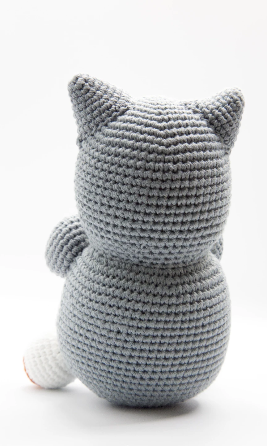 Crocheted Snorlax Plush Toy - photo 4