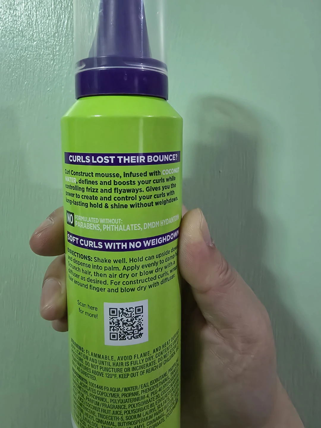 Garnier Fructis Curl Construct Creation Mousse - photo 2