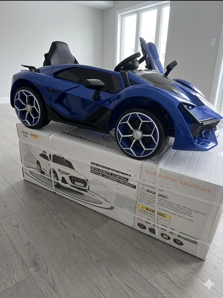 Audi e-tron Sportback Ride-On Car - Blue - photo 3
