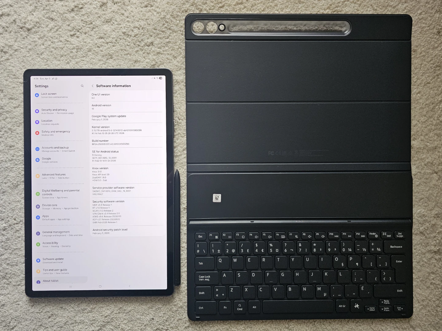 Samsung Tab S9+ 12.4" 12GB-256GB Tablet + Keyboard Cover - photo 3