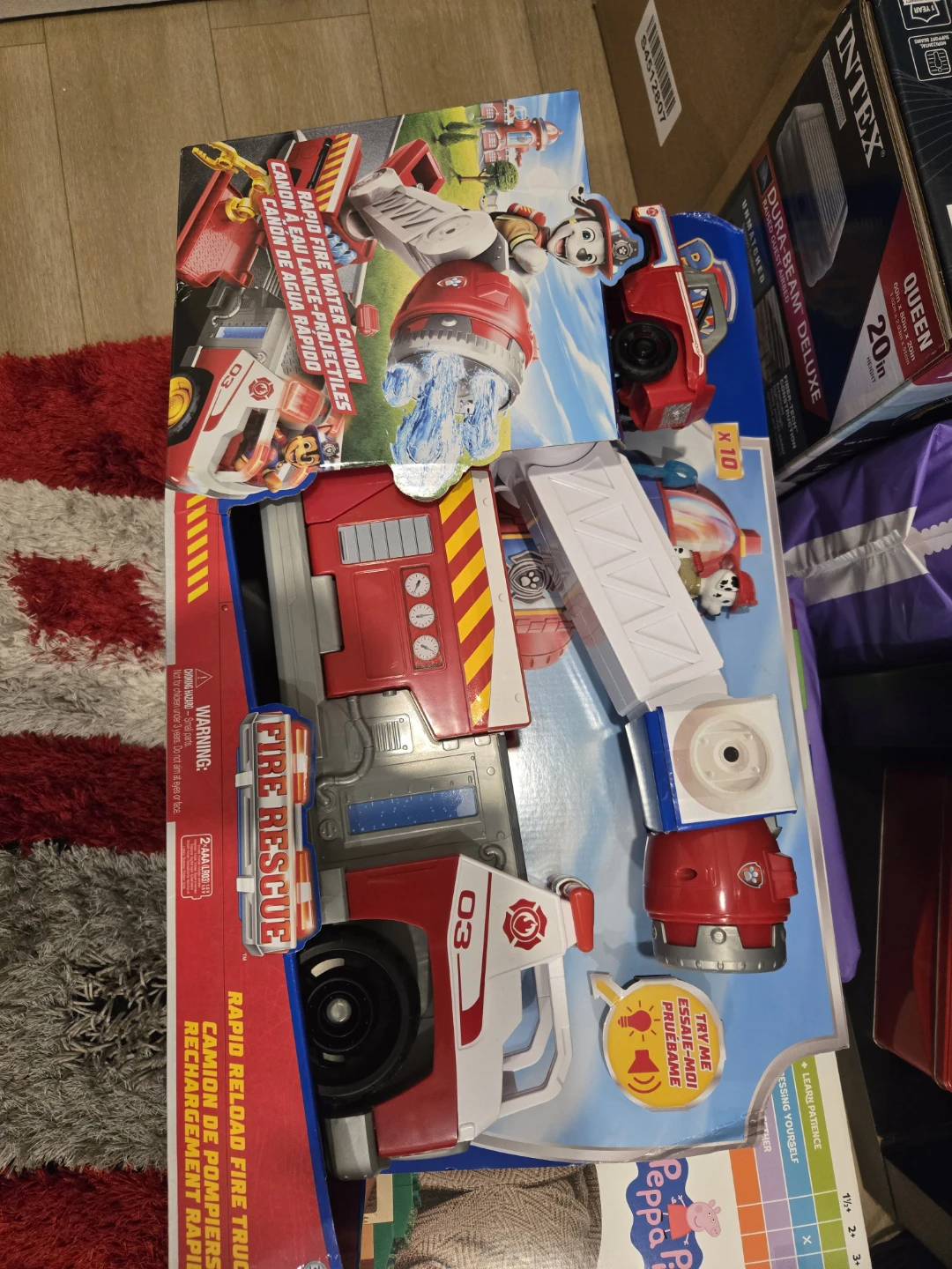 Paw Patrol Rapid Reload Fire Truck Water Cannon Toy
