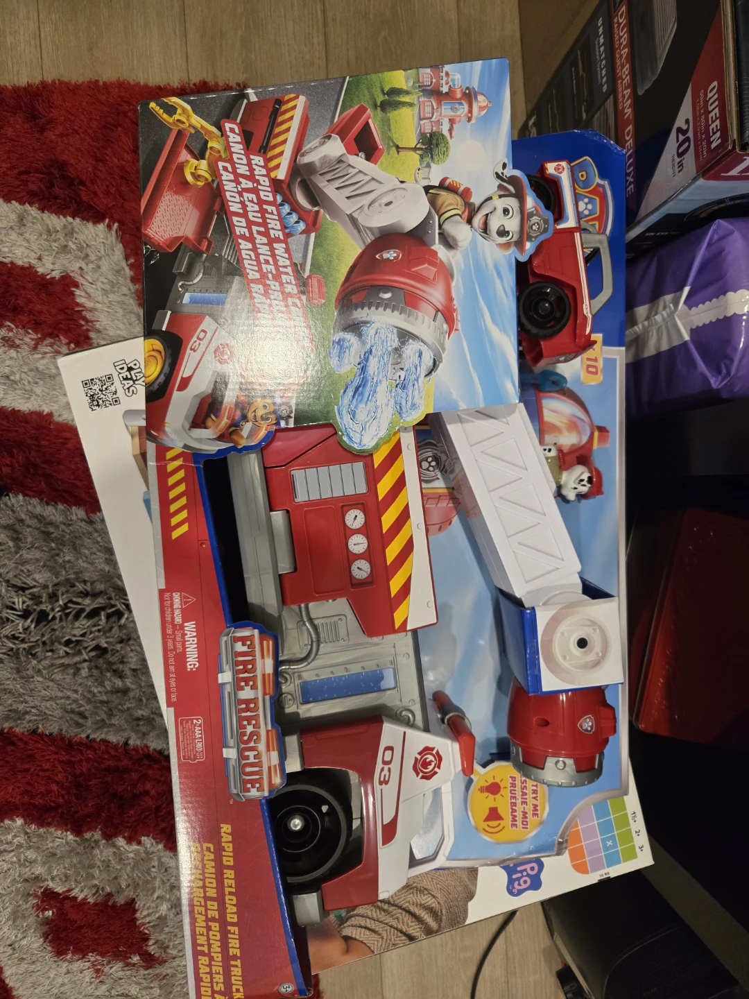 Paw Patrol Rapid Reload Fire Truck Water Cannon Toy - photo 2