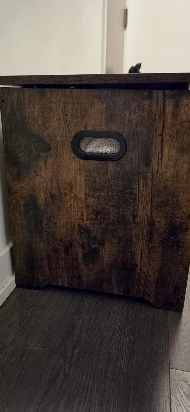 Storage Chest with 2 Safety Hinges,  Rustic Brown - photo 3