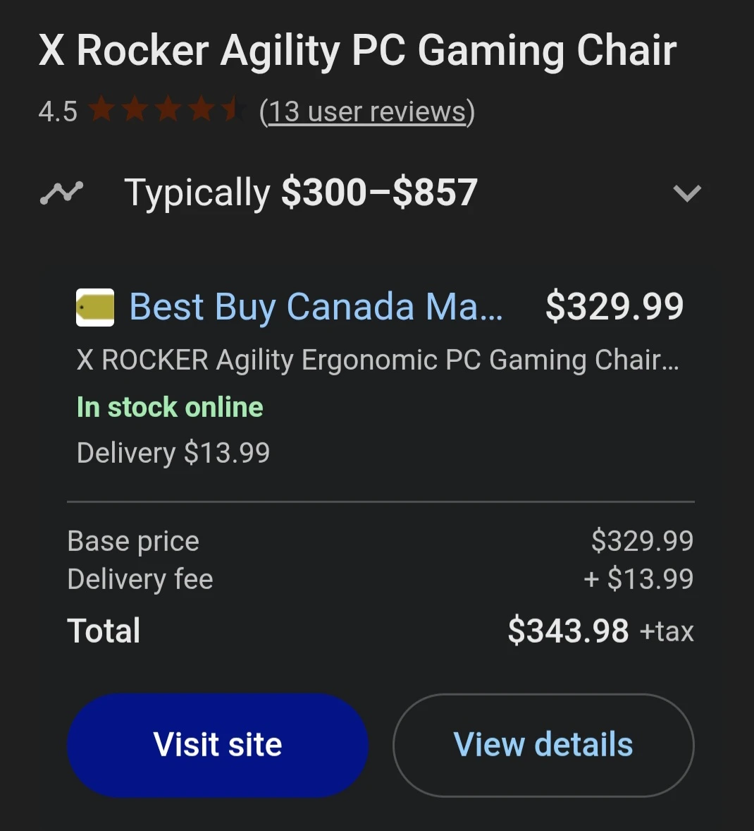 X Rocker Agility PC Gaming Chair - photo 5