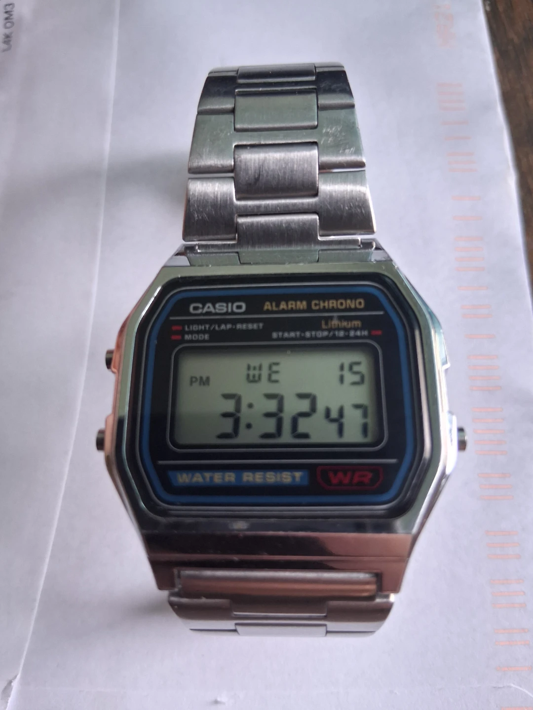 Casio Alarm Chrono Water Resist Watch