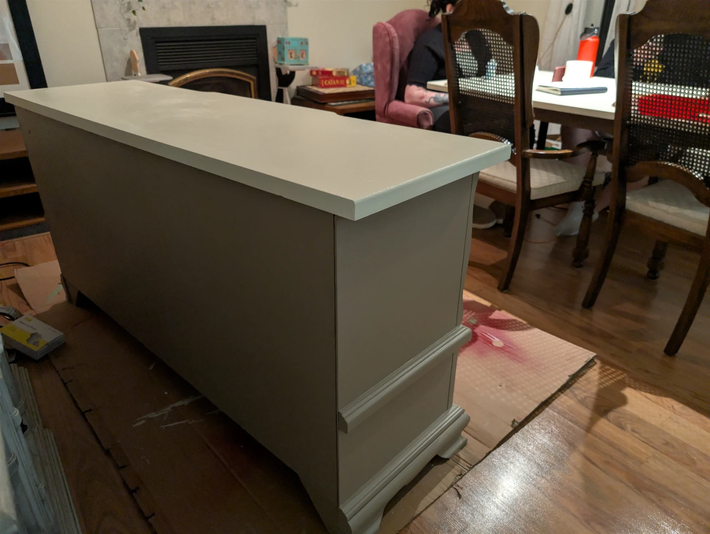 Antique Grey Dresser - photo 4