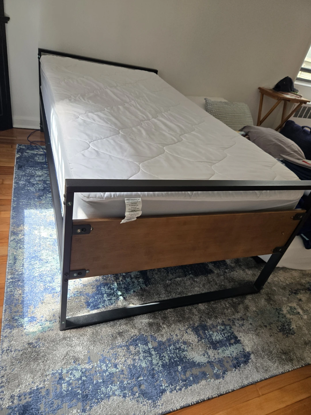 Twin Bed Frame with Mattress - photo 2