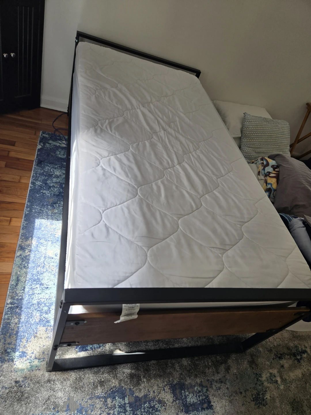 Twin Bed Frame with Mattress - photo 3