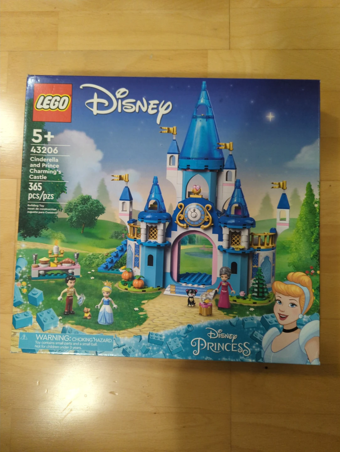 LEGO Disney Cinderella and Prince Charming's Castle 43206