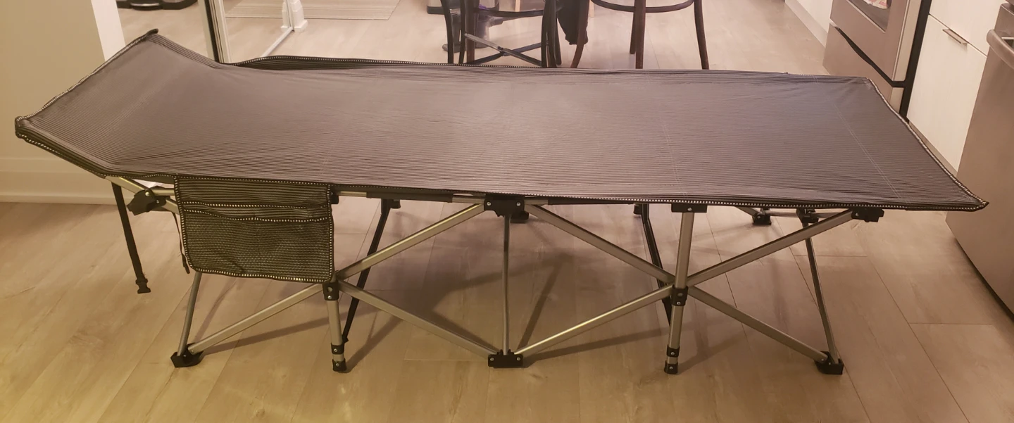 Folding Camping Cot with Padded Mattress - photo 2