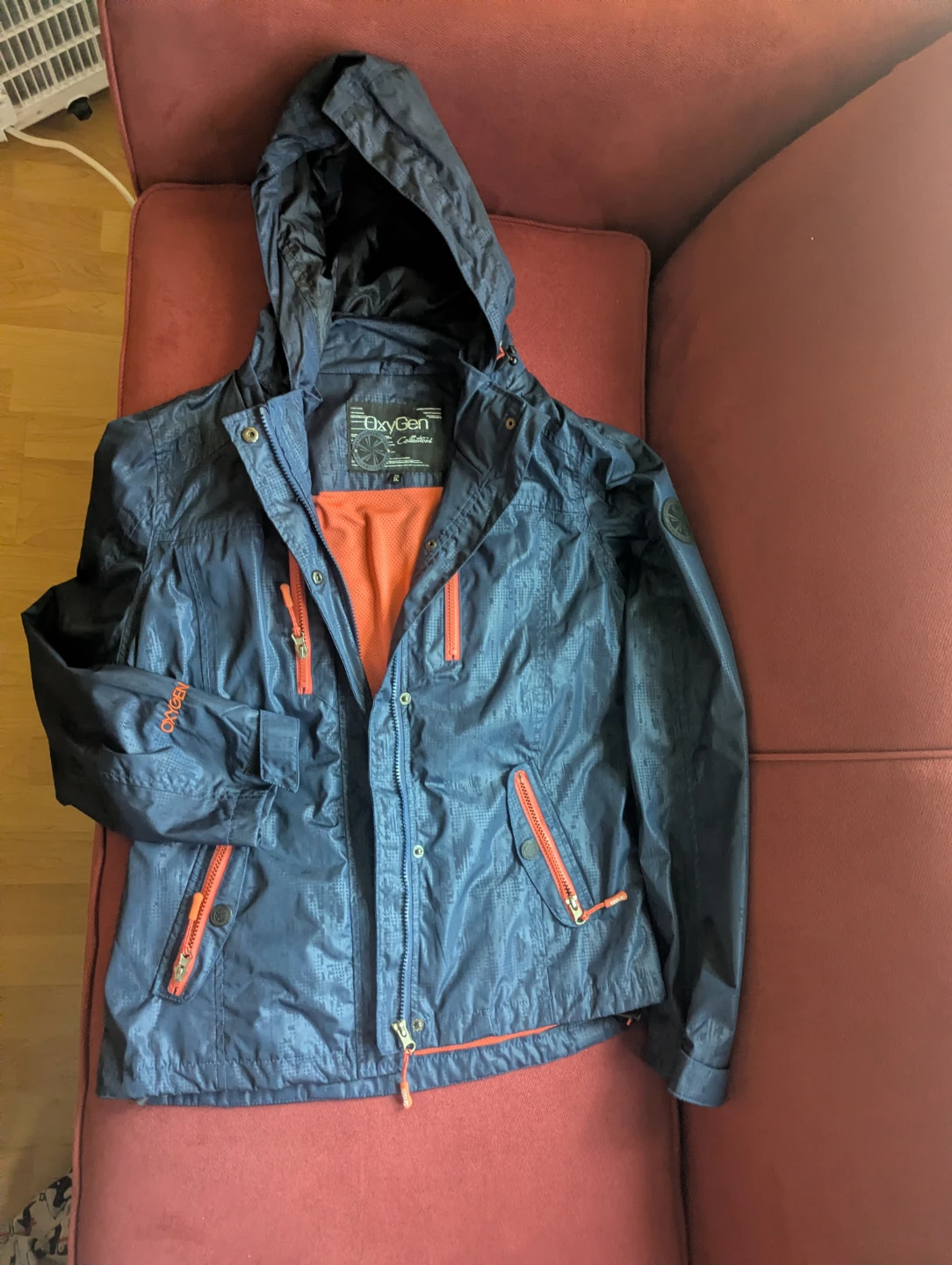 Oxygen Collection Hooded Jacket - Navy XL Youth or Petite