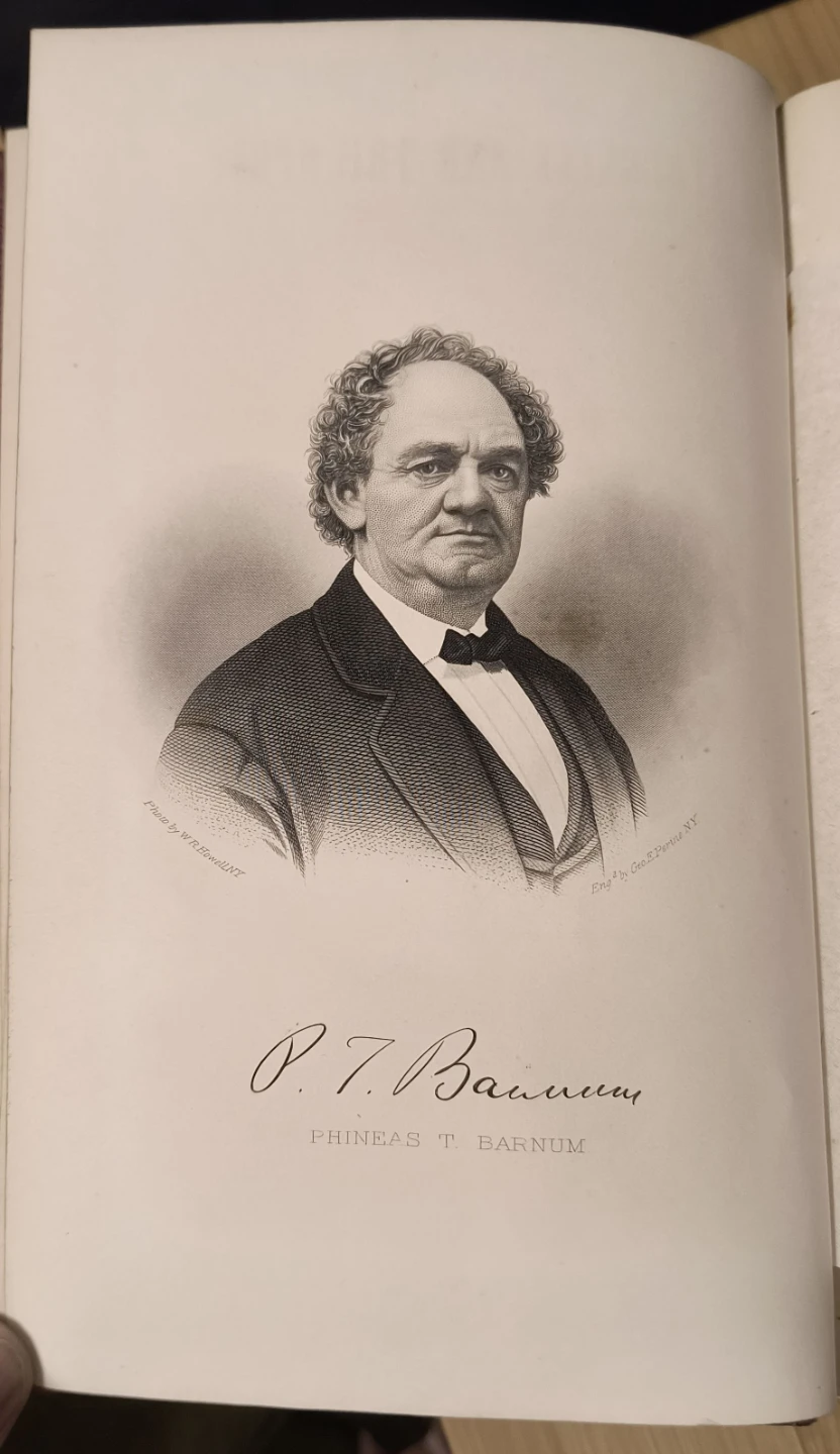 Vintage (Rare) P.T. Barnum Book ~1870 Edition - photo 3