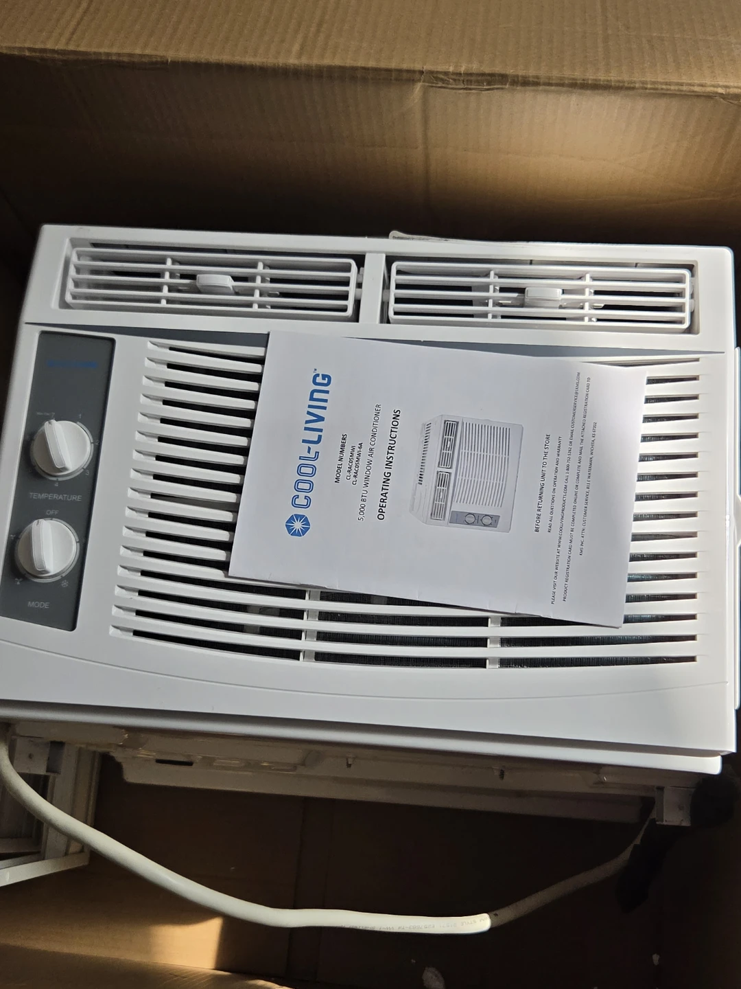 COOL-LIVING 5,000 BTU Room Air Conditioner - photo 3