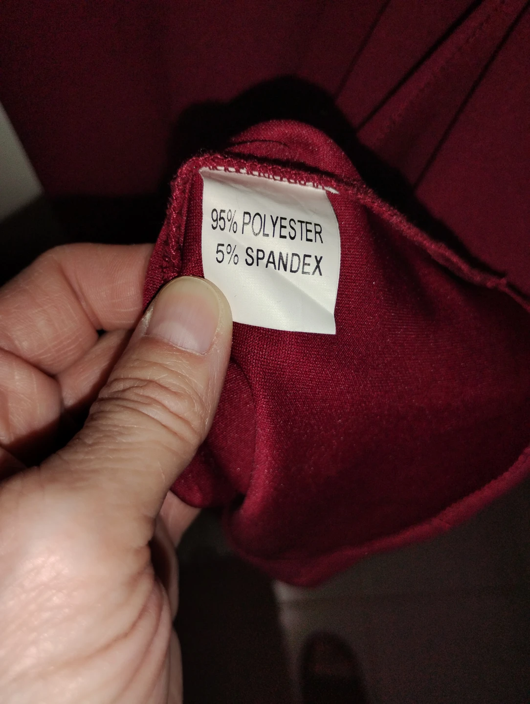 iHot Women's Burgundy Ruffle Sleeve Dress - Size S - photo 5