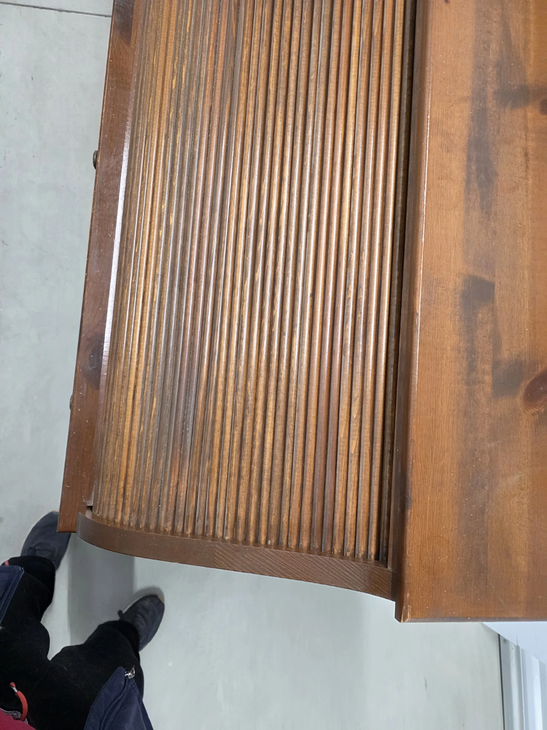 Wooden Secretary Desk roll top - photo 2