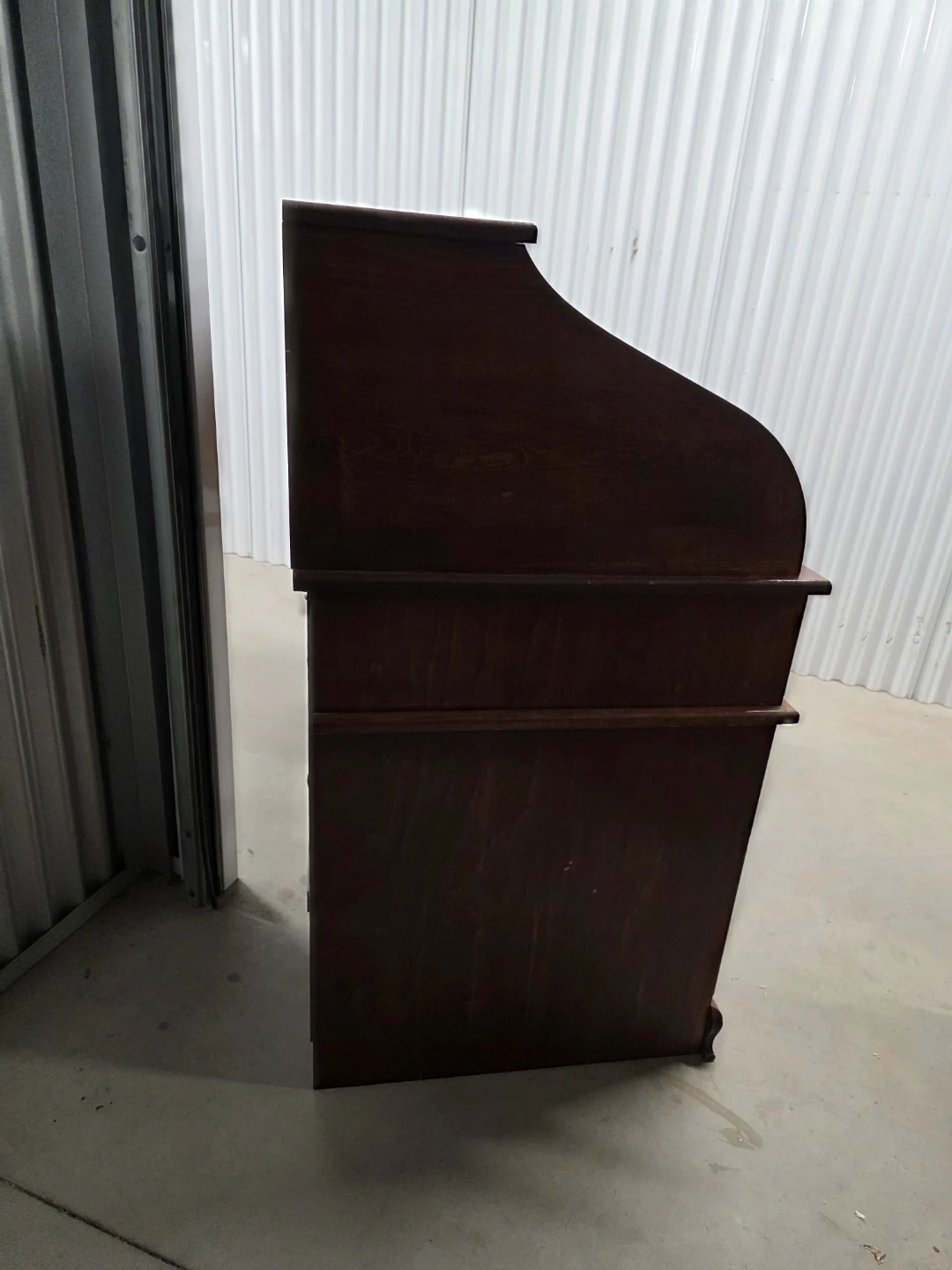 Wooden Secretary Desk roll top - photo 4