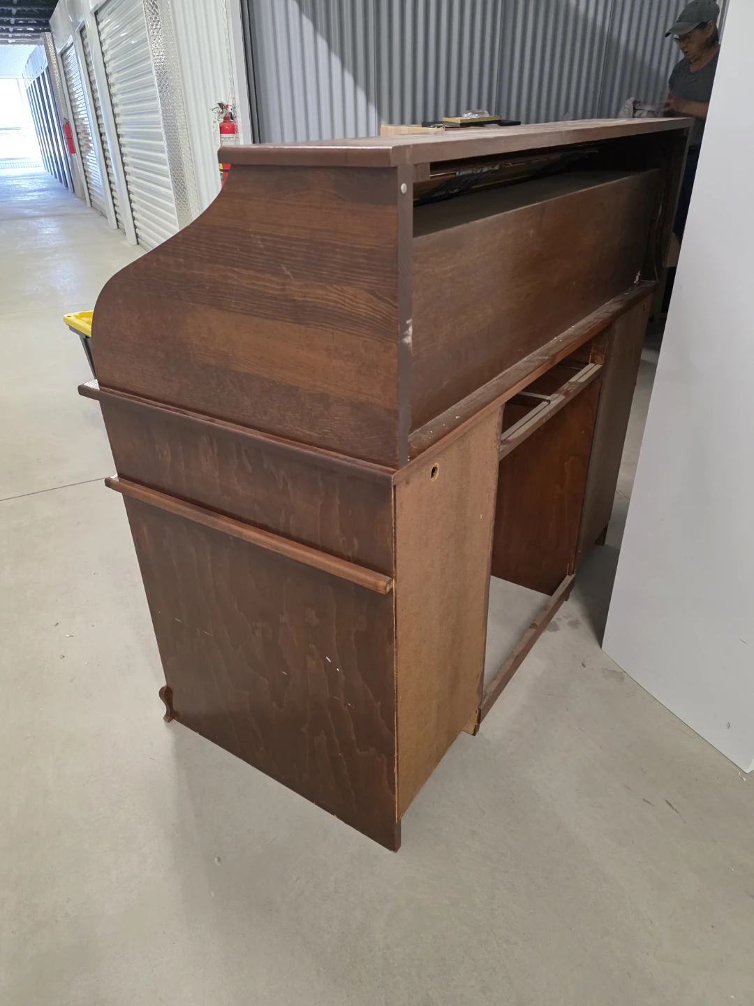 Wooden Secretary Desk roll top - photo 5