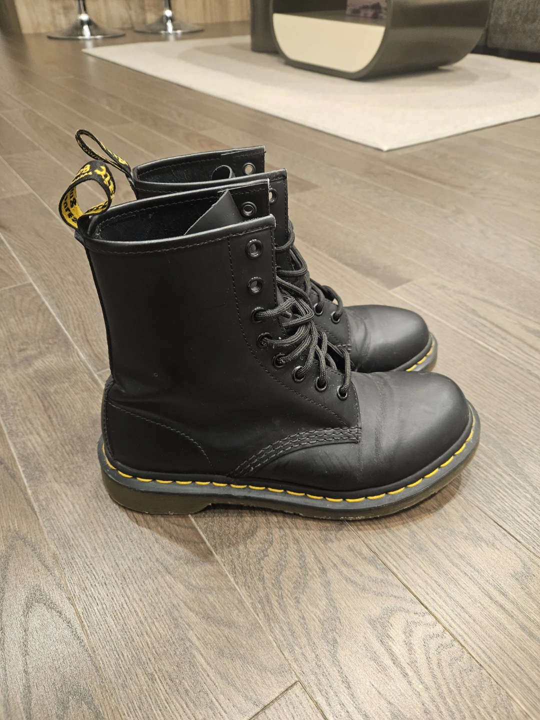 Dr. Martens Black Leather Boots
