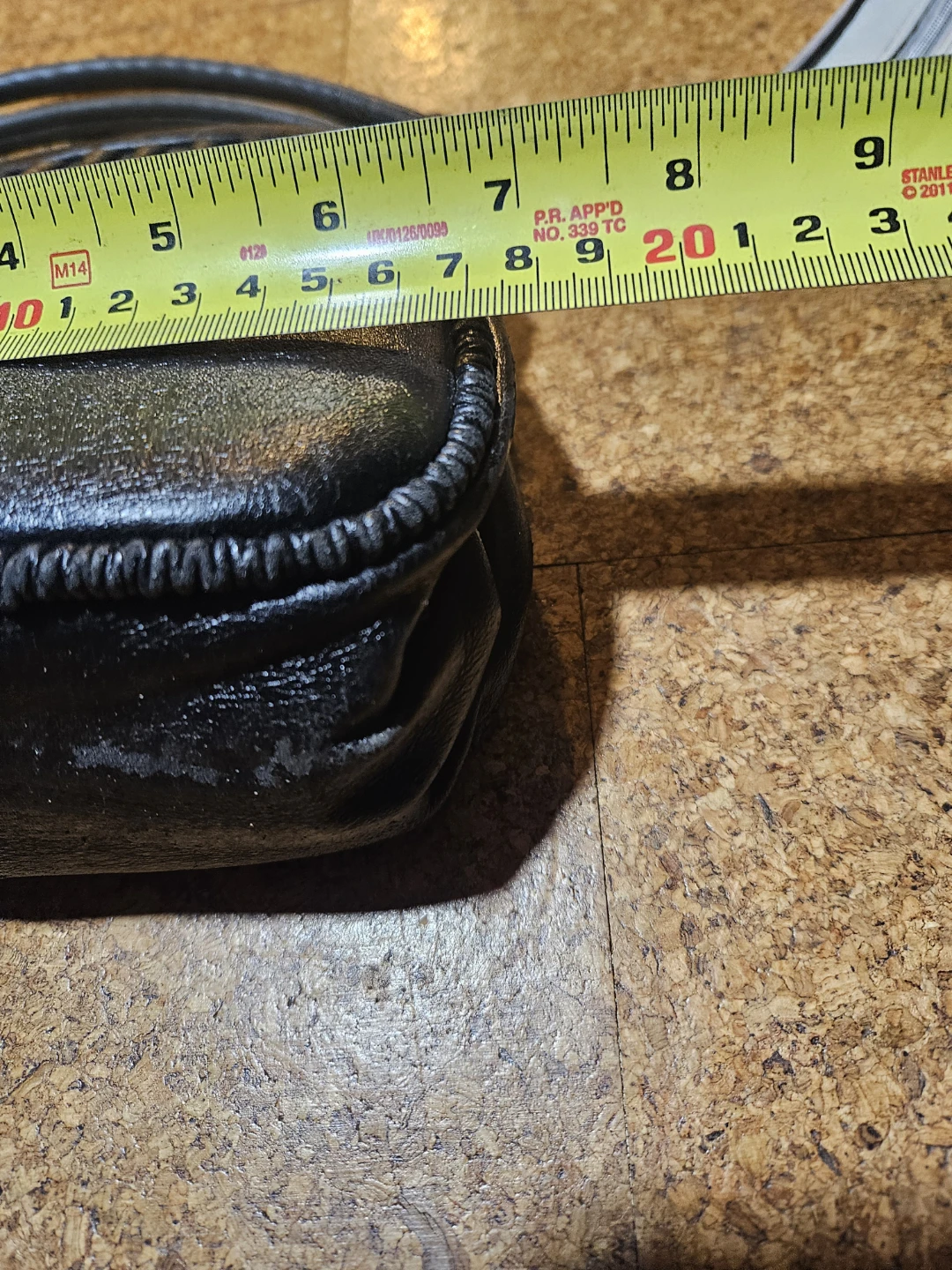 Black Faux Leather Handbag - photo 5