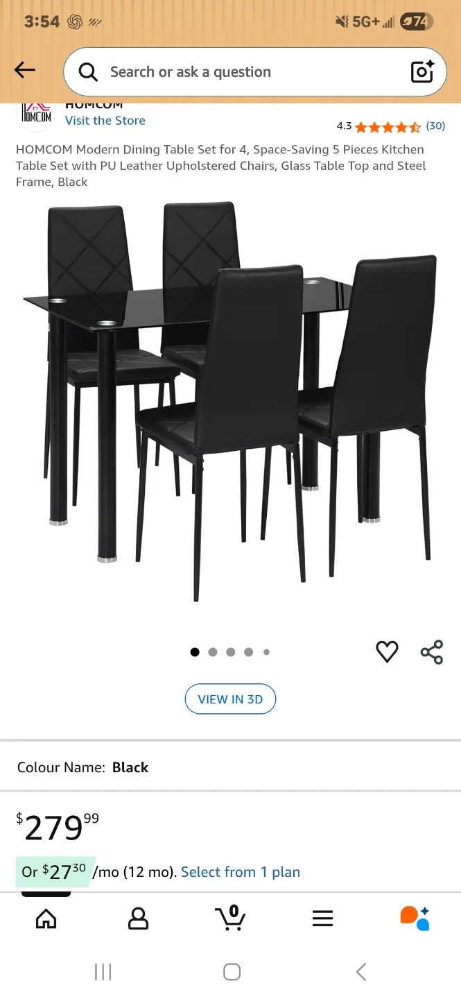 Dining Table Set with 6 Chairs - photo 2