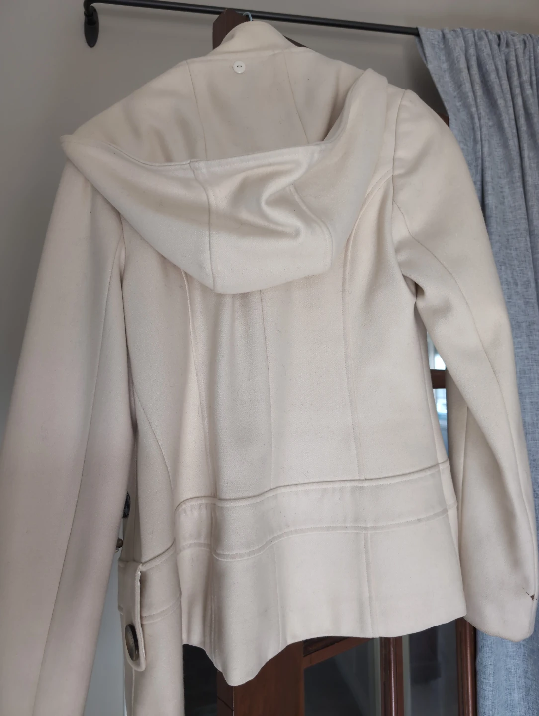 Le Château Wool Blend Toggle Coat - Cream - TP/XS - photo 4