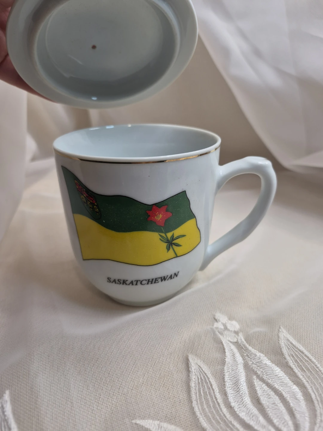 Canadian Collection Saskatchewan Porcelain Mug with Lid - photo 5