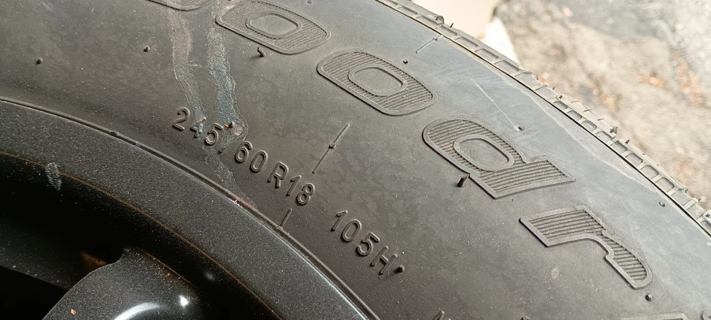 Used Tires and Rims - 245/60R18 - photo 2