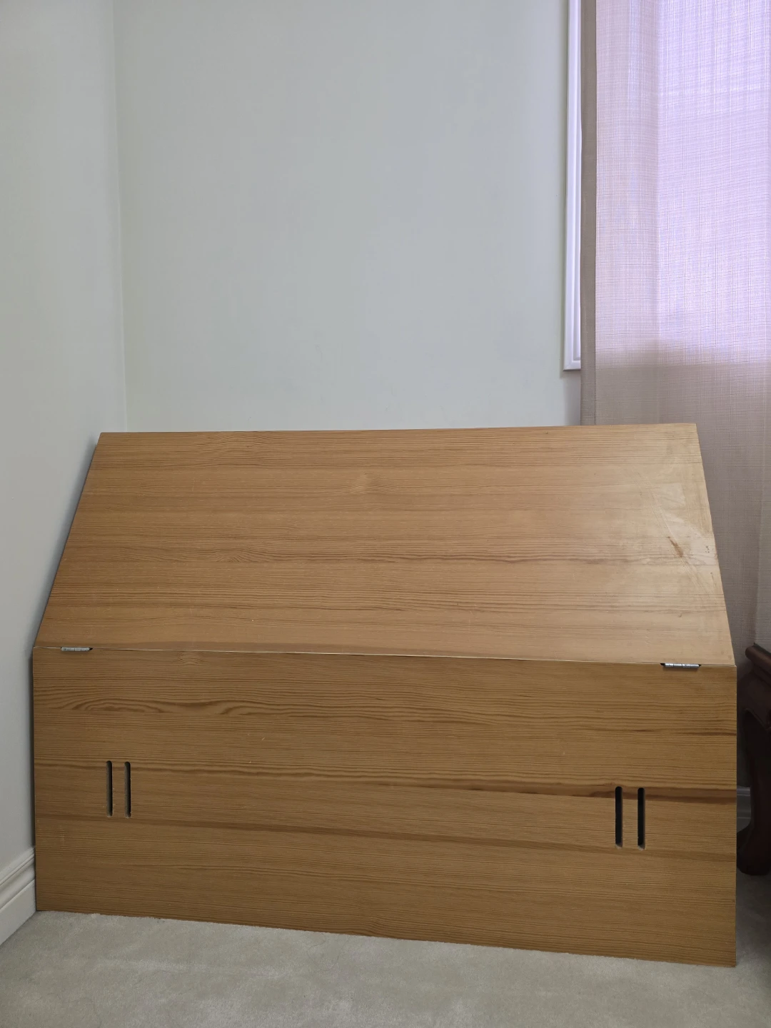 Ikea Wooden Storage Headboard - photo 4
