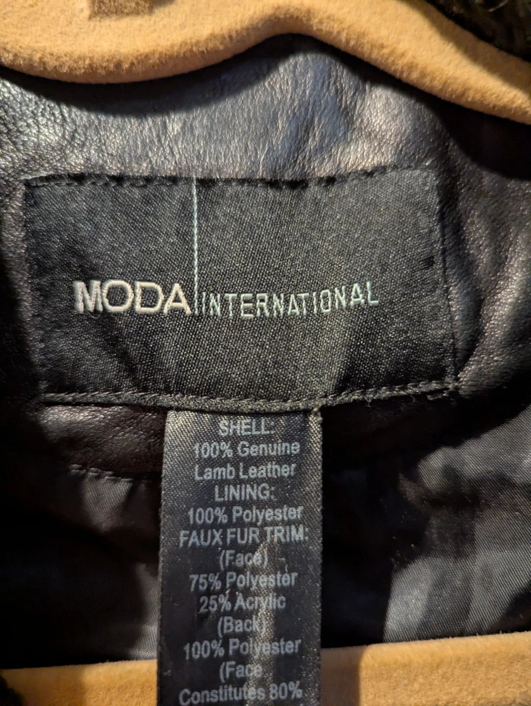 Moda International Black Genuine Leather - photo 4