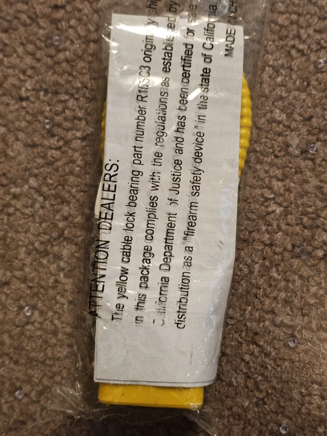 Mossberg Yellow Cable Lock - photo 5