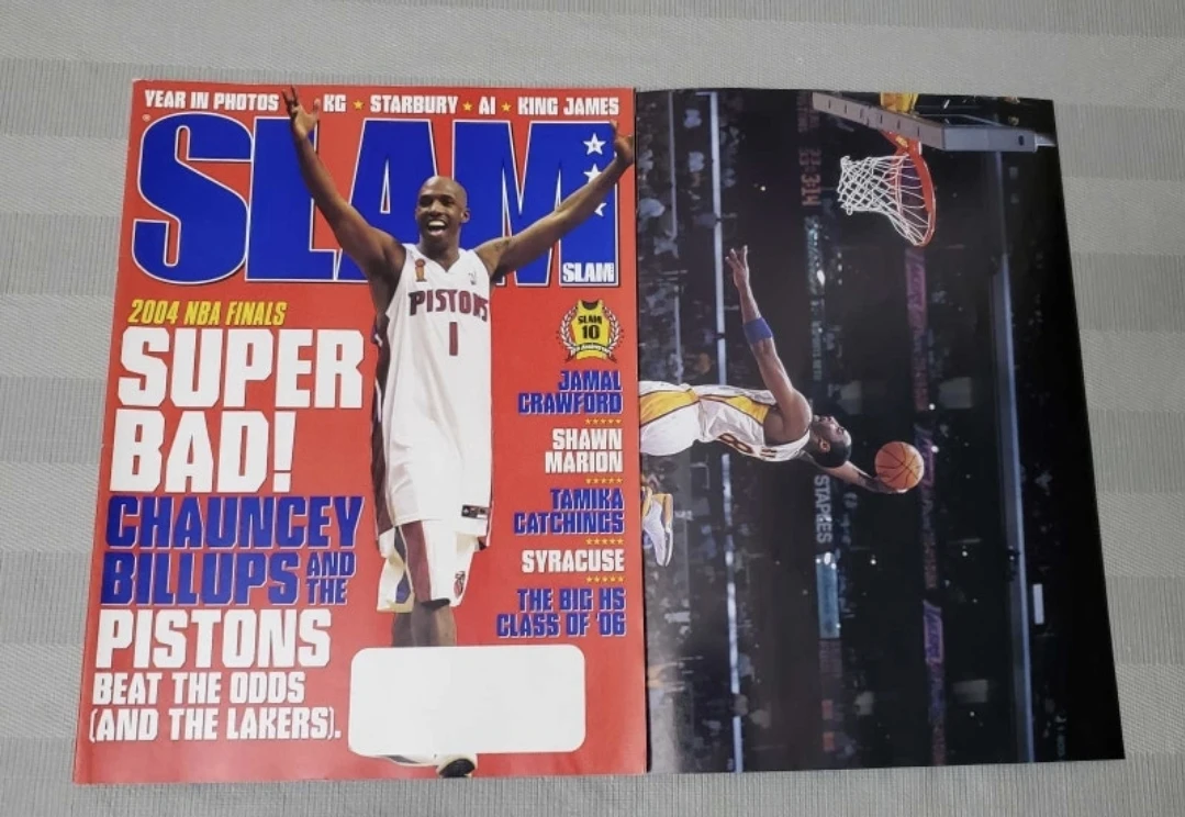 Detroit Pistons 2004 nba Champions Slam magazines - photo 4