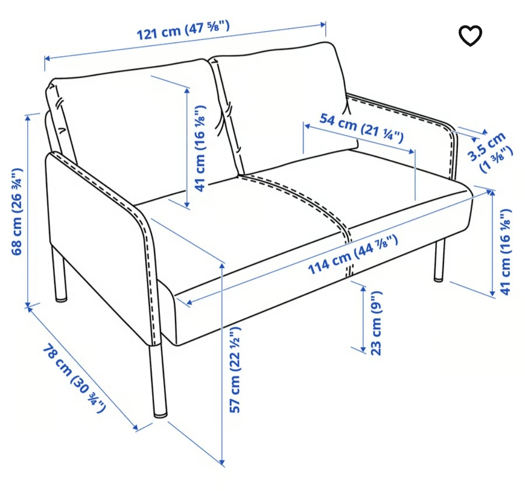 Grey Loveseat Sofa - photo 5