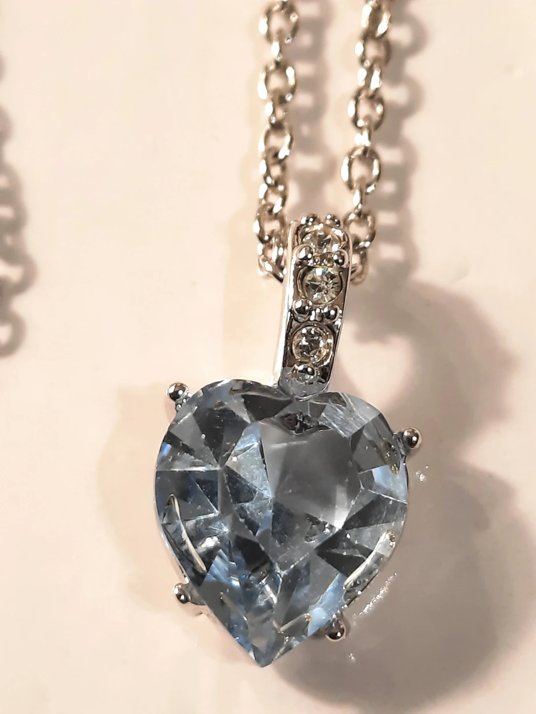 Swarovski  neclase ,and bracelet silver tone - photo 4
