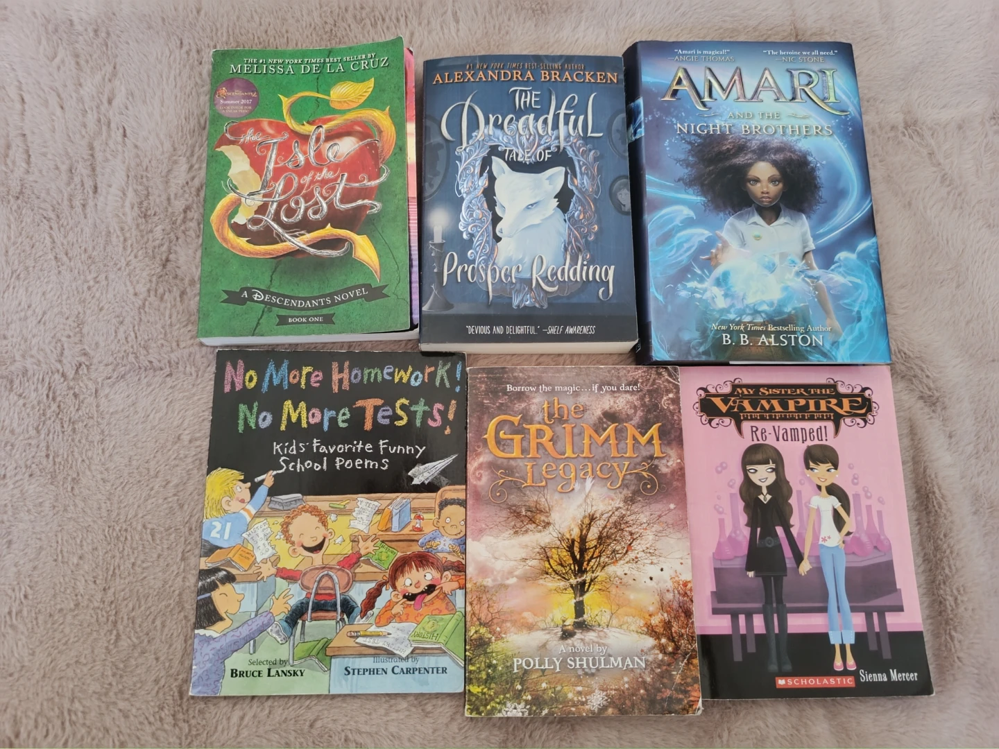 Collection of 6 Young Adult & Middle Grade Books