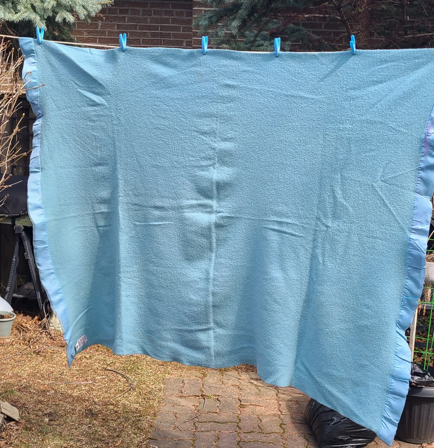Vintage Simpsons-Sears Wool Blanket - Clean! - photo 4