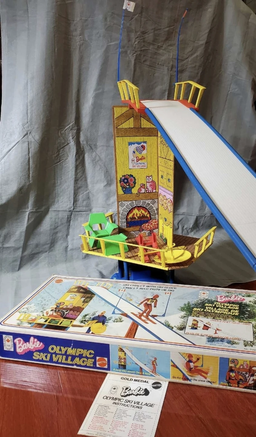 1974 Barbie Olympic ski village 99% Complete