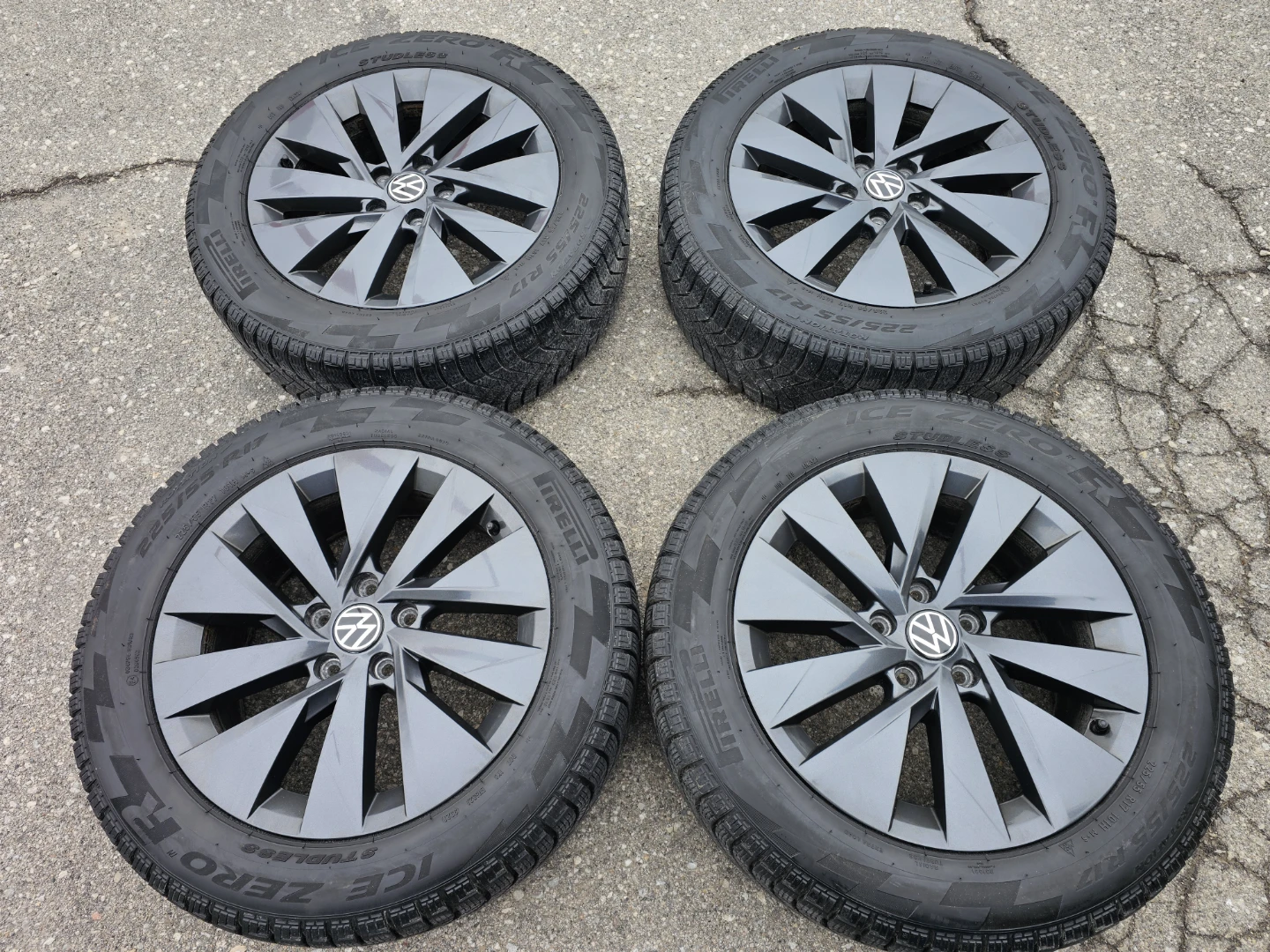 VOLKSWAGEN TAOS WINTER TIRES ON O.E.M RIMS 225/55 R17 - photo 4