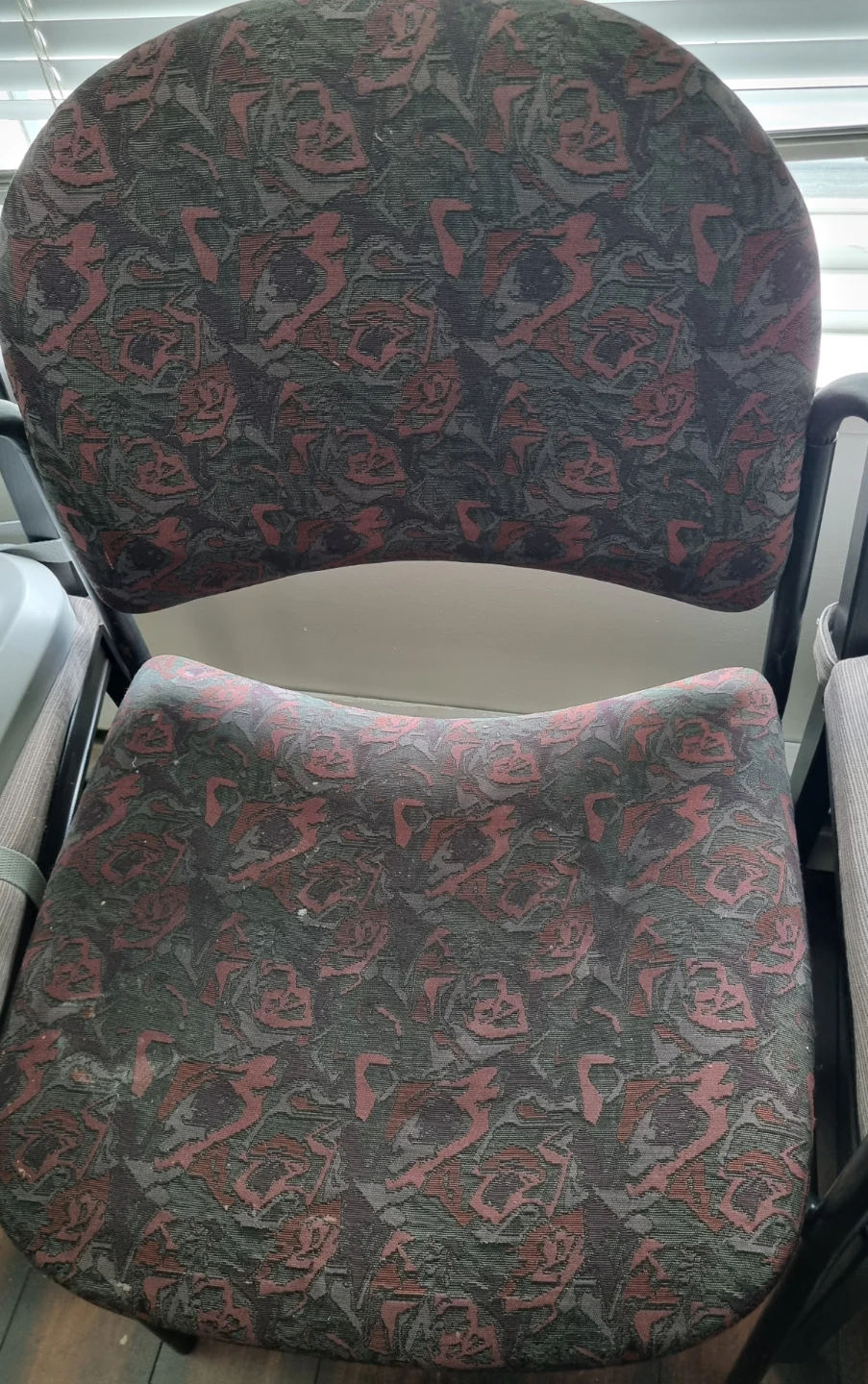 Free- Floral Upholstered Office Chair