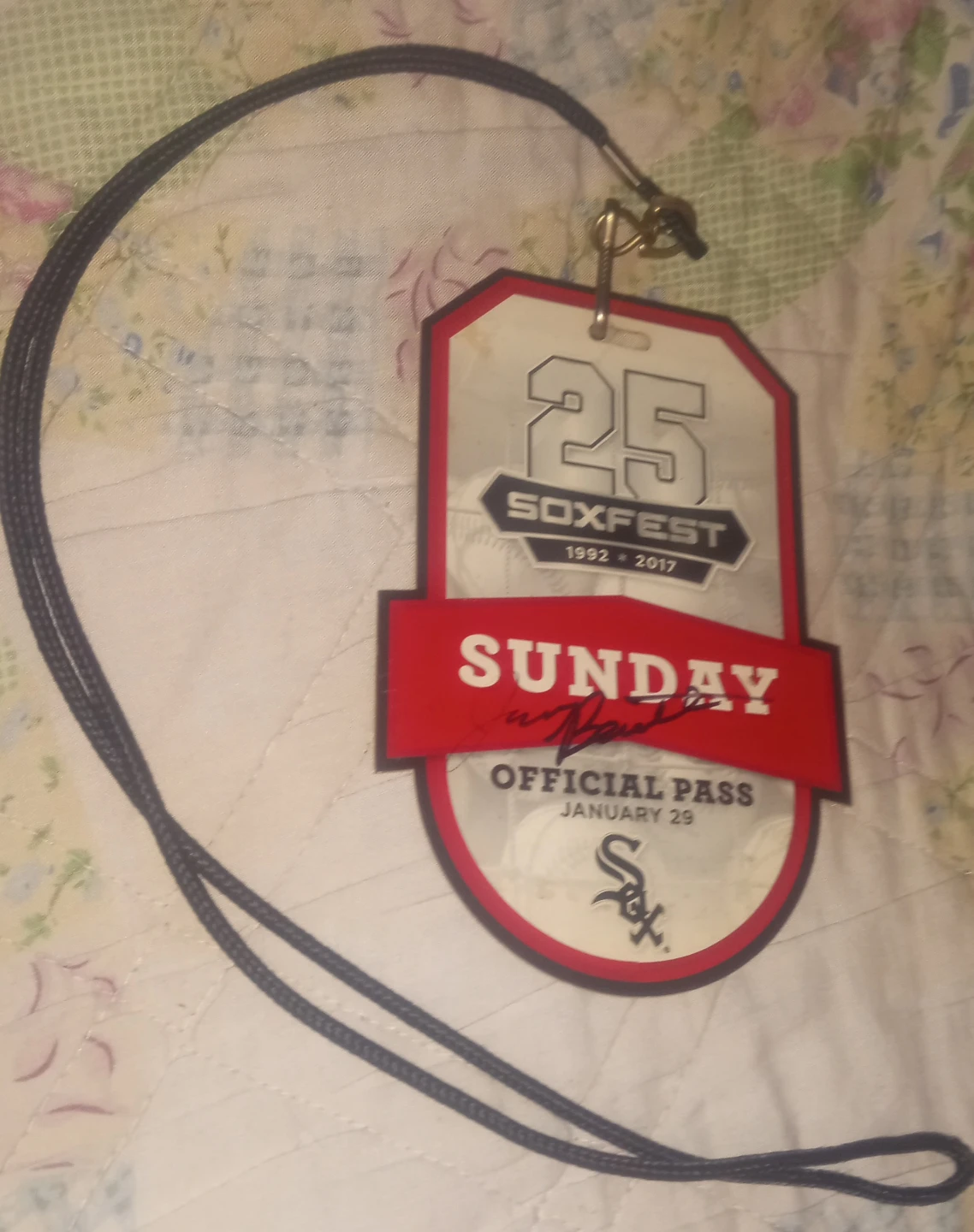 Chicago White Sox SoxFest 2017 Jason Benetti Signed