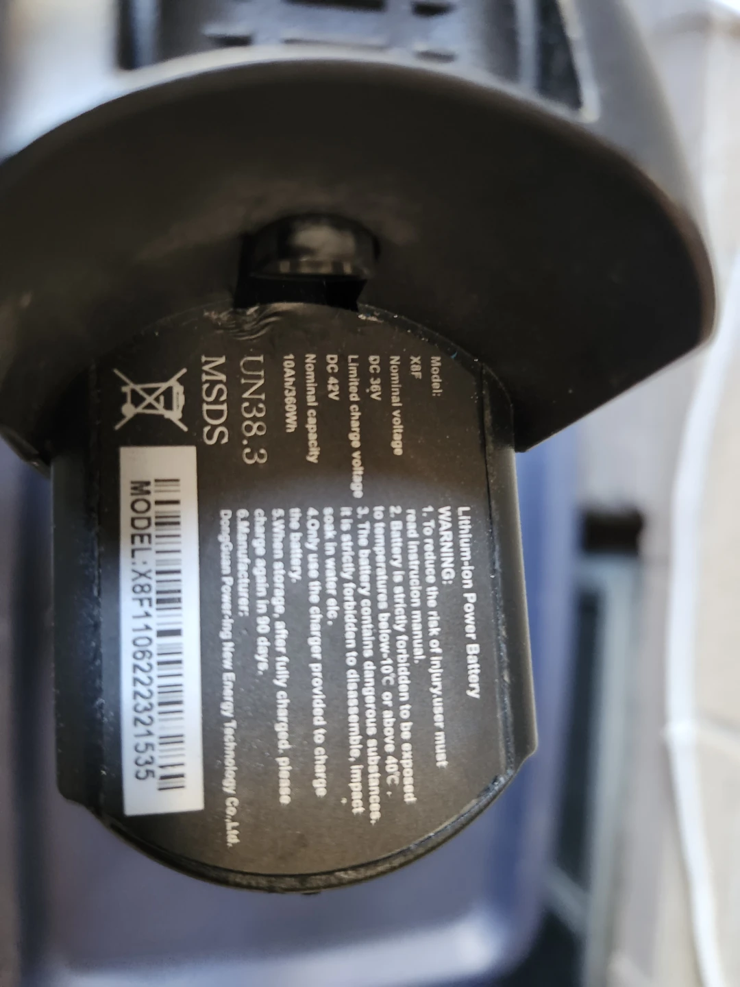 E-Scooter / E-bike Lithium-Ion Power Battery with Charger - photo 5